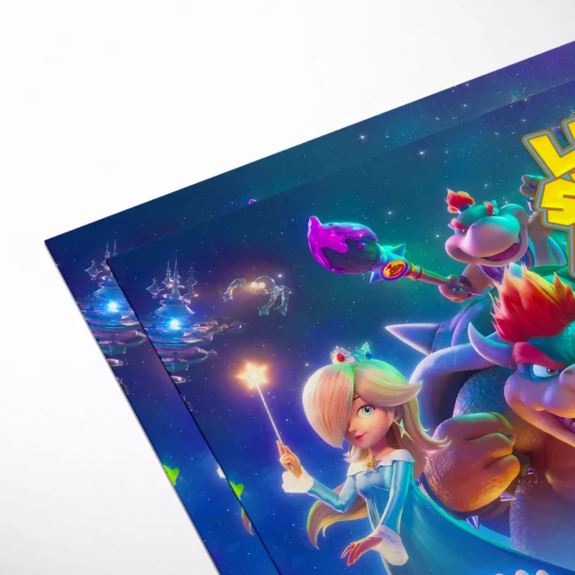 Mario franchise characters group custom event invitation
