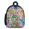 Front view of the cute Animal Crossing mini backpack designed for toddlers.