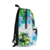 Rear view of the ergonomic mesh back panel on the Marvel superhero kids backpack.