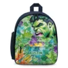 Comfortable and adjustable toddler sized Incredible Hulk travel bag.