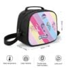 Complete back-to-school bundle with vibrant pony collage backpack and thermal lunch tote.
