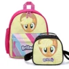 2-piece back-to-school set featuring a yellow Fluttershy backpack and matching lunch bag.