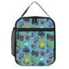 Fortnite Loot Llama Toss Blue portable insulated lunch bag for kids