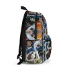 Side view of the Aang and friends portraits kids backpack