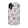 Pastel Bluey theme-park phone case with teacup rides and castles for iPhone, Samsung, and Google Pixel.