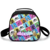 Personalized Fortnite lunch bag in the Comic Grid design with character panels and the Fortnite logo