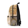 Left side view of the Kpop Demon Hunters golden palace Huntrix backpack