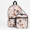 Maui and Baby Moana ocean shells backpack and lunch bag set