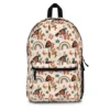 Moana Boho Rainbow personalized kids backpack, front view