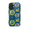 Lucario, Mewtwo and Pikachu battle Pokemon phone case for iPhone, Samsung and Google Pixel.