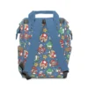Back view of the navy Mario and friends diaper bag.