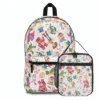 Classic Andy's Room Toy Story backpack and matching lunch bag school set on cream sketch print