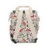 Back view of the Jessie cowgirl Toy Story diaper bag showing the padded back panel and adjustable straps.