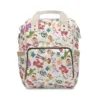 Cream Toy Story diaper bag with a doodle toss of Bo Peep, Buzz, Forky, Slinky Dog, the aliens and the Potato Heads.