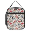 Toy Story lunch bag in the Jessie cow-print roundup design, mesh side pocket holding a water bottle