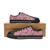 Toy Story shoes for kids, pink low-top canvas sneakers with Jessie, Woody and the gang, black sole.